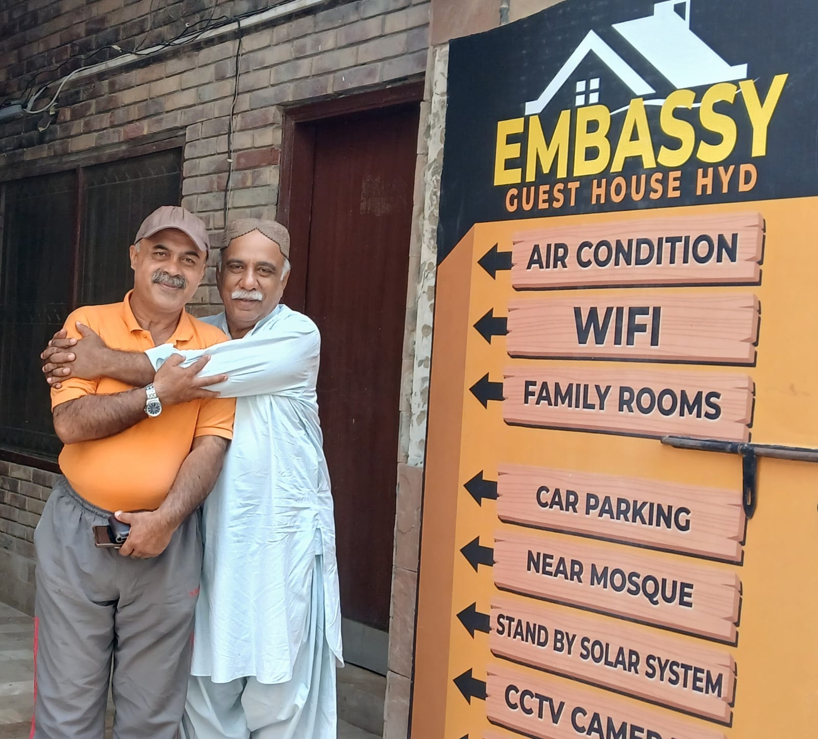 Guests at Embassy Guest House